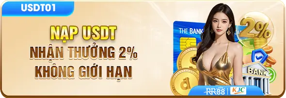Nhà cái 18333b com khuyến mãi nhận 2% khi nạp USDT